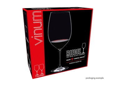 RIEDEL Vinum Bordeaux Grand Cru in the packaging