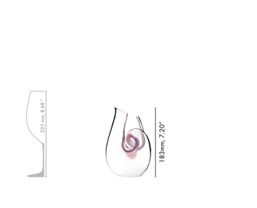 RIEDEL Curly Mini Decanter - pink a11y.alt.product.dimensions