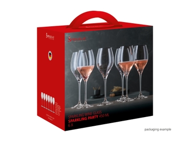 SPIEGELAU Special Glasses Champagne Sparkling Party - 450ml in the packaging