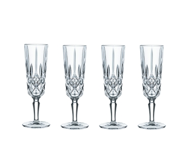 NACHTMANN Nobesse Champagne Glass filled with a drink on a white background