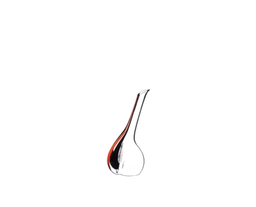 RIEDEL Decanter Black Tie Touch Red R.Q. on a white background