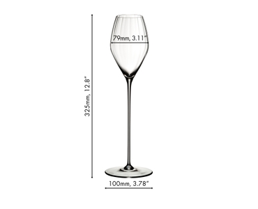 RIEDEL High Performance Champagne Glass Clear a11y.alt.product.dimensions