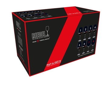 RIEDEL Cabernet Sauvignon/Merlot Pay 6 Get 8 in the packaging