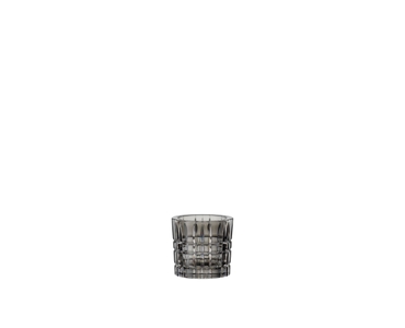 NACHTMANN Square Teelichthalter rauchgrau auf weißem Hintergrund