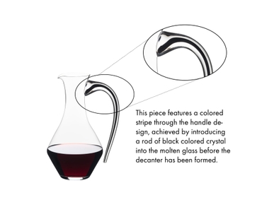RIEDEL Fatto A Mano Cabernet Magnum Decanter - black 