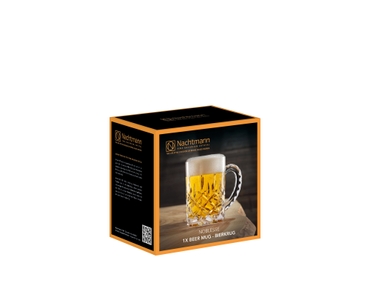 NACHTMANN Noblesse Beer Mug filled with a drink on a white background