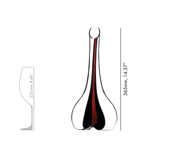 RIEDEL Black Tie Smile Decanter - red a11y.alt.product.dimensions