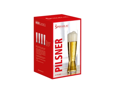 SPIEGELAU Beer Classics Tall Pilsner in the packaging