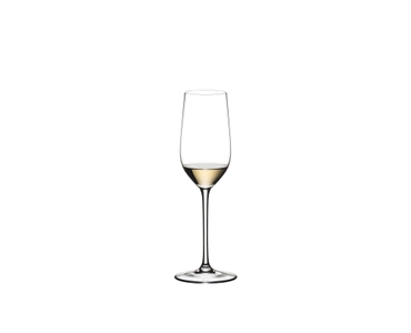 RIEDEL Sommeliers Sherry filled with a drink on a white background