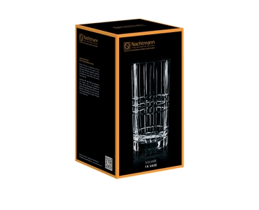 NACHTMANN Square Vase (23 cm / 9 in) in the packaging