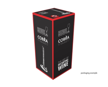 RIEDEL Cobra Magnum Decanter - rosso/rosa nella confezione