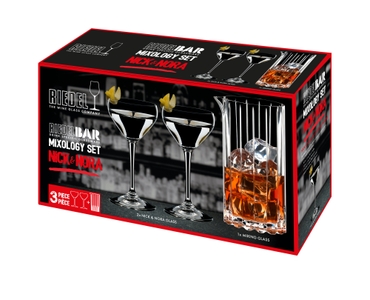 RIEDEL Drink Specific Glassware Mixology Nick & Nora Set in the packaging