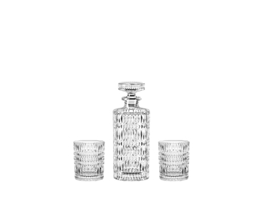 NACHTMANN Ethno Whisky Set mit Karaffe und zwei Tumblern 