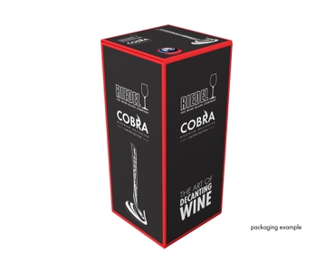 RIEDEL Cobra Magnum Decanter - blue/black in the packaging