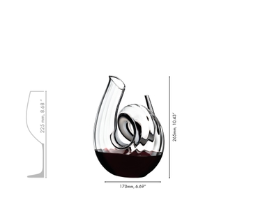 RIEDEL Curly Fatto A Mano Decanter 