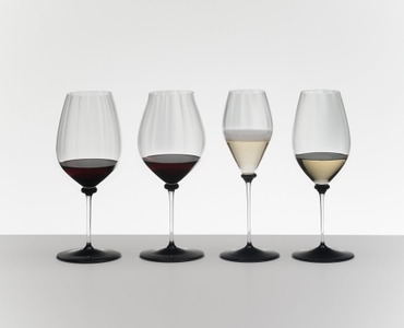 RIEDEL Fatto A Mano Performance Champagne Glass - black base
