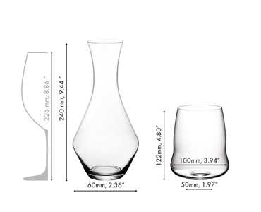 SL RIEDEL Stemless Wings + Decanter 