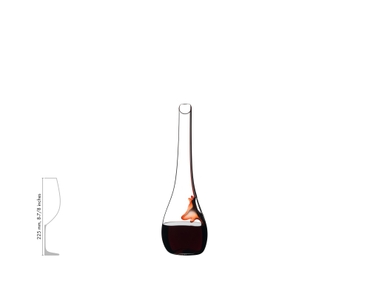 RIEDEL Decanter Dog Black/Red a11y.alt.product.filled_white_relation