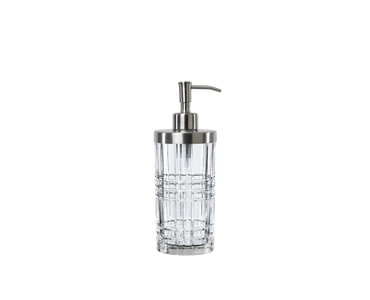 NACHTMANN Square Spa Dispenser XL filled with a drink on a white background