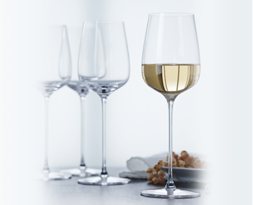 SPIEGELAU Willsberger Anniversary White Wine Glass in use