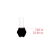 RIEDEL Merlot Decanter filled with a drink on a white background