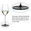 RIEDEL Fatto A Mano Black Tie Champagne Wine Glass/Sauvignon Blanc 