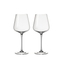 SPIEGELAU Capri Bordeaux Glass filled with a drink on a white background