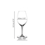 RIEDEL Wine Friendly White Wine / Champagne Wine Glass a11y.alt.product.dimensions