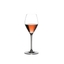RIEDEL Extreme Bicchiere da vino Champagne / Rosé riempito con una bevanda su sfondo bianco