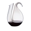 RIEDEL Ayam Decanter - grigio filled with a drink on a white background