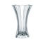 NACHTMANN Saphir Vase - 27cm | 10.625in filled with a drink on a white background