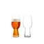SPIEGELAU Craft Beer Glasses IPA filled with a drink on a white background