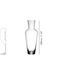 A RIEDEL Mosel Decanter on a white background with product dimensions: Height: 245 mm | 11.22 inch.