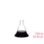RIEDEL Macon Decanter filled with a drink on a white background