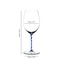 RIEDEL Fatto A Mano Cabernet/Merlot - blue white twisted - Hotel du Cap Eden Roc Edition 