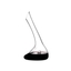 RIEDEL Flirt Decanter filled with a drink on a white background