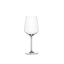 SPIEGELAU Style Weißweinglas gefüllt mit einem Getränk auf weißem Hintergrund