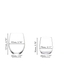 RIEDEL The O Wine Tumbler Viognier/Chardonnay + Cabernet/Merlot 