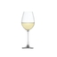SPIEGELAU Salute White Wine filled with a drink on a white background