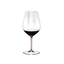 RIEDEL Performance Cabernet filled with a drink on a white background