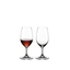 RIEDEL Vinum Port filled with a drink on a white background