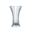 NACHTMANN Saphir Vase - 24cm | 9.44in gefüllt mit einem Getränk auf weißem Hintergrund