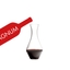 RIEDEL Cabernet Magnum Decanter filled with a drink on a white background