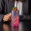 RIEDEL Laudon Highball - violet/pink in use