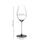 RIEDEL Fatto A Mano Black Tie bicchiere da vino Champagne/Sauvignon Blanc 