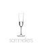 RIEDEL Sommeliers Grappa filled with a drink on a white background