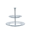 NACHTMANN Bossa Nova Two Tier Tray small 23 + 15 cm filled with a drink on a white background