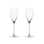 SPIEGELAU Definition Bicchiere da vino Champagne riempito con una bevanda su sfondo bianco