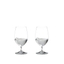 RIEDEL Vinum Gourmet Glass filled with a drink on a white background