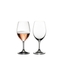 RIEDEL Drink Specific Glassware All Purpose Glass filled with a drink on a white background